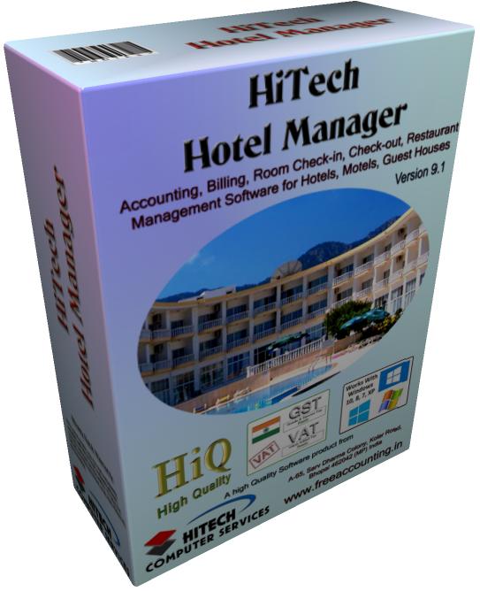 Billing and Accounting Software for management of Hotels, Restaurants, Motels, Guest Houses. Modules : Rooms, Visitors, Restaurant, Payroll, Accounts & Utilities. Free Trial Download.