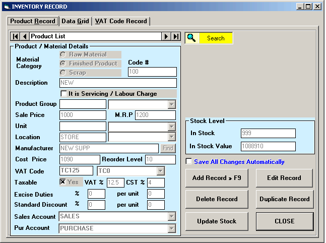 India GST Ready Accounting Software made for various business segments